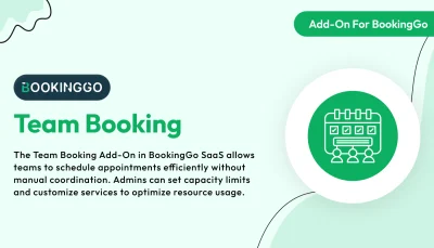 Team Booking – BookingGo SaaS Add-On