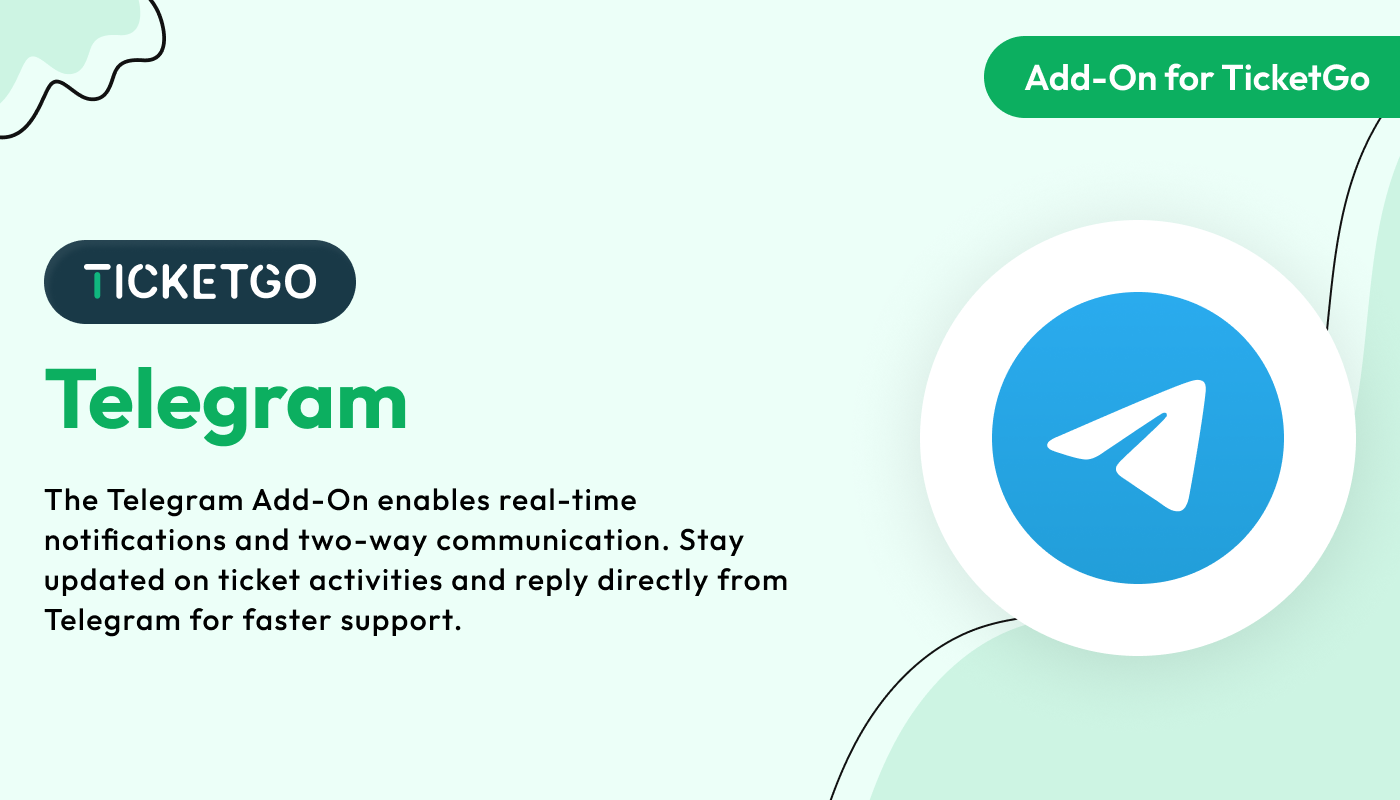 Telegram - TicketGo Add-On Telegram - TicketGo Add-On