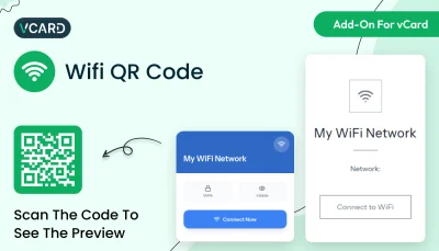 Wifi Qr Code - vCard SaaS Add-On