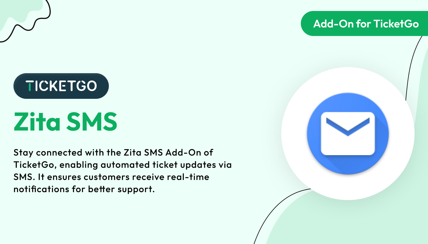 Zita SMS – TicketGo Add-On Zita SMS – TicketGo Add-On