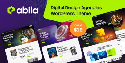 Abila - Digital Design Agencies WordPress Theme