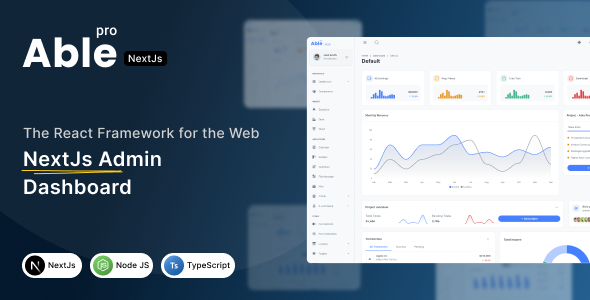 Able Pro Nextjs MUI React Admin Dashboard Template Able Pro Nextjs MUI React Admin Dashboard Template