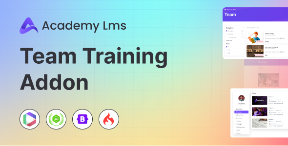 Academy LMS Training Addon for Team, Group, Organization, Corporate and Company Academy LMS Training Addon for Team, Group, Organization, Corporate and Company