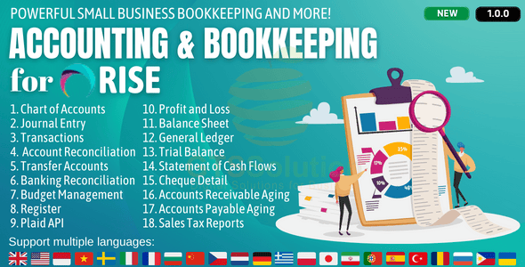 Accounting and Bookkeeping plugin for RISE CRM Accounting and Bookkeeping plugin for RISE CRM