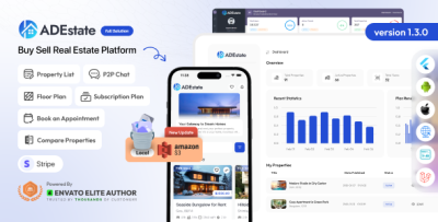 AdEstate - Real Estate Marketplace for Buying & Selling Properties Platform