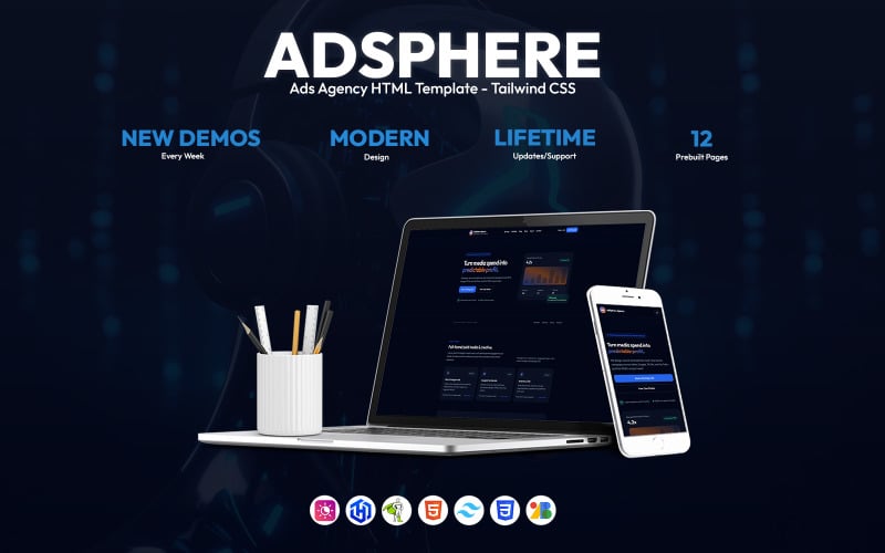 Ads Agency - Digital Marketing & Advertising HTML Template Ads Agency - Digital Marketing & Advertising HTML Template