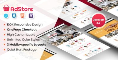 AdStore - Multipurpose Responsive OpenCart Theme