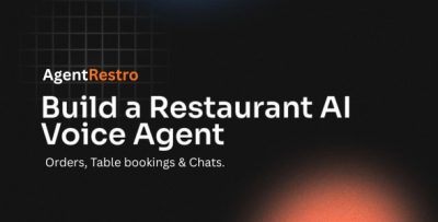 AgentRestro - AI Restaurant Management SaaS with Voice & Chat Ordering & Table Booking