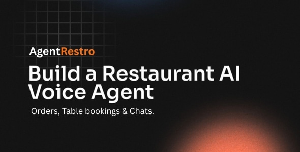 AgentRestro – AI Restaurant Management SaaS with Voice & Chat Ordering & Table Booking AgentRestro – AI Restaurant Management SaaS with Voice & Chat Ordering & Table Booking