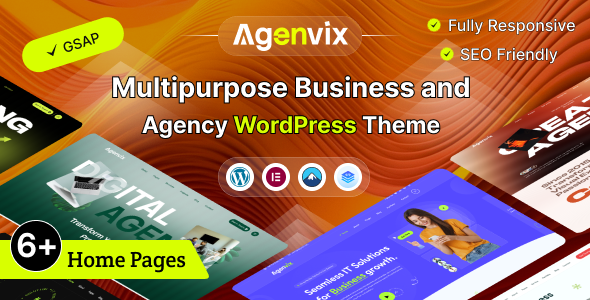 Agenvix – Multipurpose Business & Agency WordPress Theme Agenvix – Multipurpose Business & Agency WordPress Theme