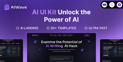 Aiwave - PHP - AI SaaS Website + Dashboard UI Kit