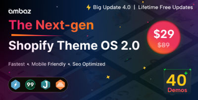 Ambaz - Multipurpose Shopify Theme OS 2.0 - RTL support