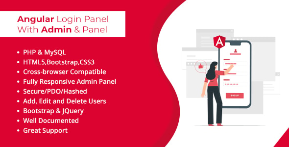 Angular Login Panel with Admin and User Angular Login Panel with Admin and User