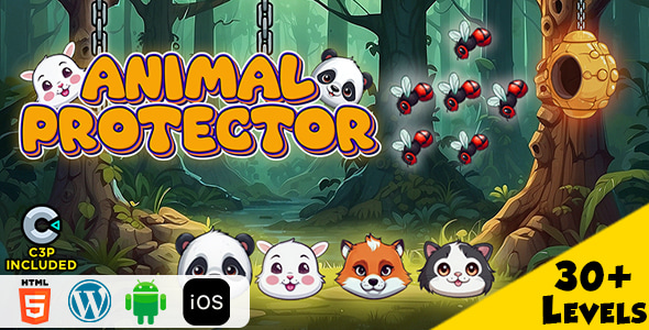 Animal Protector HTML5 Construct 3 Game Animal Protector HTML5 Construct 3 Game