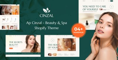 Ap Cinzal - Beauty & Spa Shopify Theme