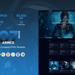 Arince - AI Startup Company HTML Template - Tailwind CSS - Glass Design
