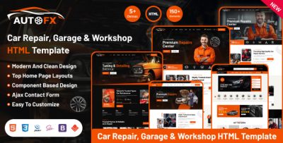 AutoFx - Car Repair & Auto Service HTML Template