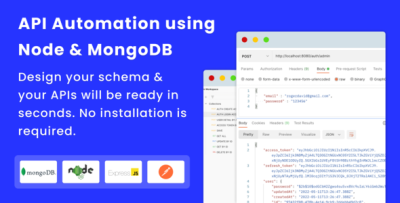 Automating APIs with Node.js, MongoDB, Express and Postman
