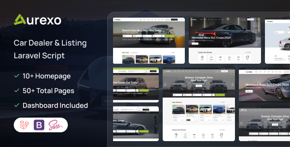 Auxero - Car Dealer & Listing Laravel System Auxero - Car Dealer & Listing Laravel System