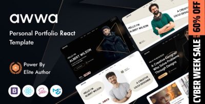 Awwa - Personal Portfolio React Template