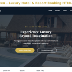 Azure Haven - Luxury Hotel & Resort Booking HTML Template