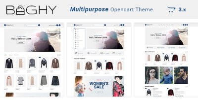Baghy - Multipurpose Responsive Opencart 3 Theme