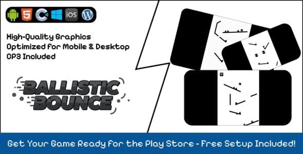 Ballistic Bounce - Construct 3 Game (HTML5, AdMob, C3P) Ballistic Bounce - Construct 3 Game (HTML5, AdMob, C3P)