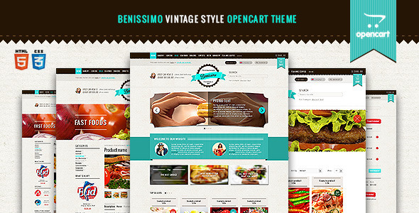 Benissimo — Vintage Style OpenCart Theme Benissimo — Vintage Style OpenCart Theme