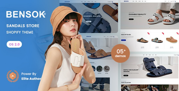 Bensok - Sandals Store Shopify 2.0 Theme Bensok - Sandals Store Shopify 2.0 Theme