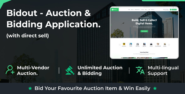 Bidout - Multivendor Auction & Bidding Platform Bidout - Multivendor Auction & Bidding Platform