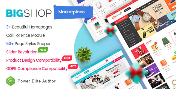 BigShop - High Customizable Responsive OpenCart 3 Marketplace Theme BigShop - High Customizable Responsive OpenCart 3 Marketplace Theme