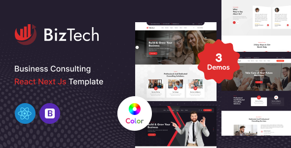 Biztech - Corporate & Consulting Business React NextJs Template Biztech - Corporate & Consulting Business React NextJs Template