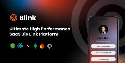 Blink - Ultimate SaaS Bio Link Platform and QR Code
