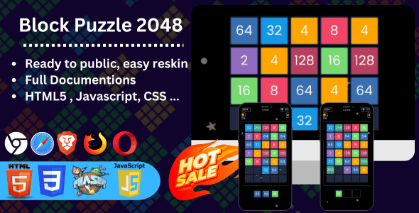 Block Puzzle 2048 HTML5 Game (Phaser 3) Block Puzzle 2048 HTML5 Game (Phaser 3)