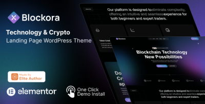 Blockora - Blockchain, Crypto & Web3 Technology WordPress Theme