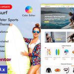 Bluesurf - Surfing & Water Sports Store Prestashop Responsive Theme