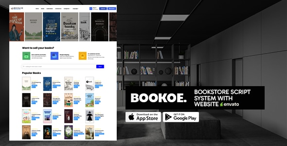 Bookoe - BookStore Script System with website Bookoe - BookStore Script System with website
