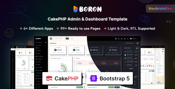 Boron - CakePHP Admin & Dashboard Template Boron - CakePHP Admin & Dashboard Template