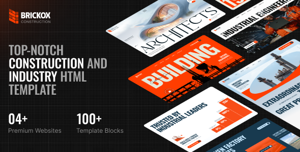 Brickox - Construction and Industry Template Brickox - Construction and Industry Template