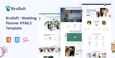 Brulloft - Wedding Planner HTML5 Template