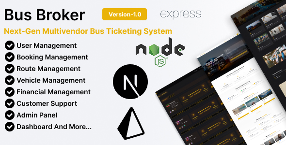 Bus Broker - The Ultimate Multivendor Bus Management & Booking Solution Bus Broker - The Ultimate Multivendor Bus Management & Booking Solution