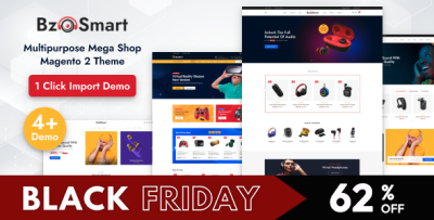 BzoSmart - Responsive Multipurpose Megashop Magento 2 Theme