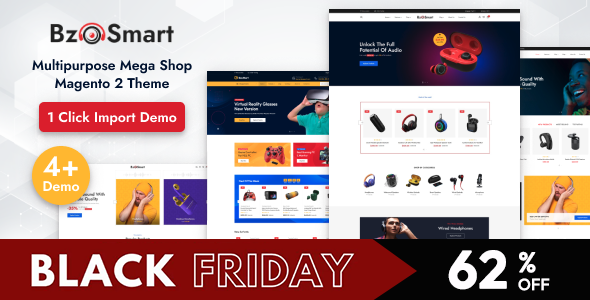 BzoSmart - Responsive Multipurpose Megashop Magento 2 Theme BzoSmart - Responsive Multipurpose Megashop Magento 2 Theme