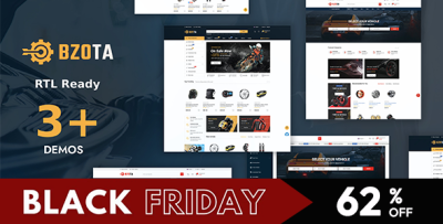 BzoTa - Vehicles, Parts & Accessories Magento 2 Theme