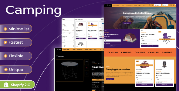 Camping - Adventure Store And Camping Shopify 2.0 Theme Camping - Adventure Store And Camping Shopify 2.0 Theme