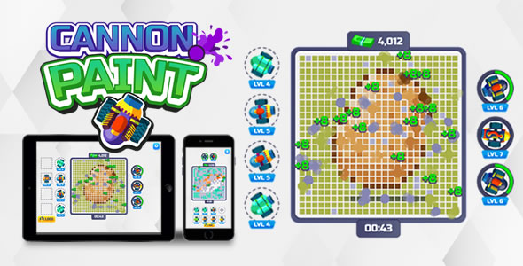 Cannon Paint - HTML5 Game Cannon Paint - HTML5 Game