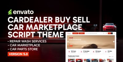 CarDealer - Buy Sell Car Marketplace Script Theme