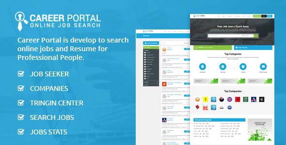Career Portal - Online Job Search Script Career Portal - Online Job Search Script