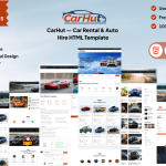 CarHut - Car Rental and Auto Hire HTML Template