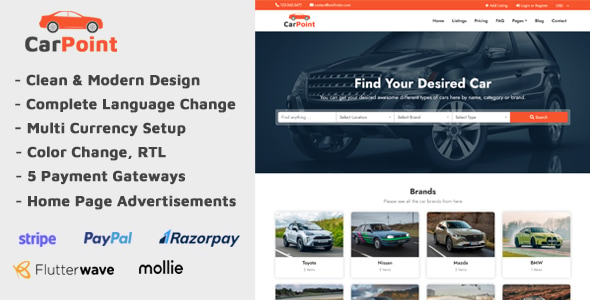 CarPoint - Multi Vendor Car Listing Directory CarPoint - Multi Vendor Car Listing Directory